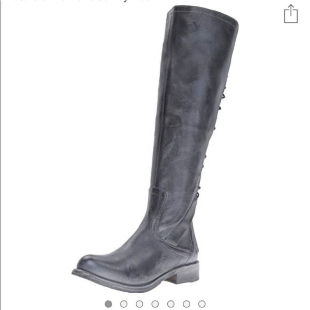 Bed Stu Surrey Black knee high boots